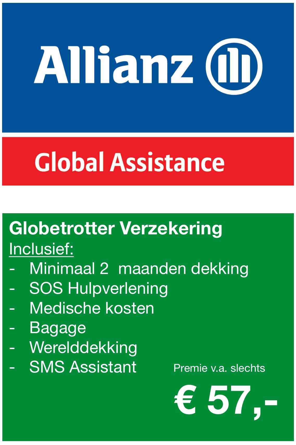 Globetrotter Verzekering Allianz Global Assistance